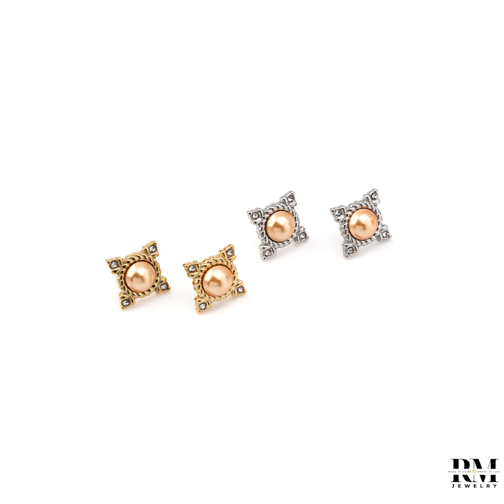 Brinco com Pérola de cor