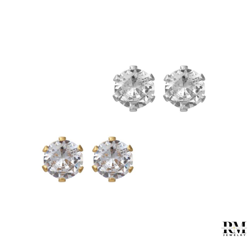 Brinco com Cristal - 6mm