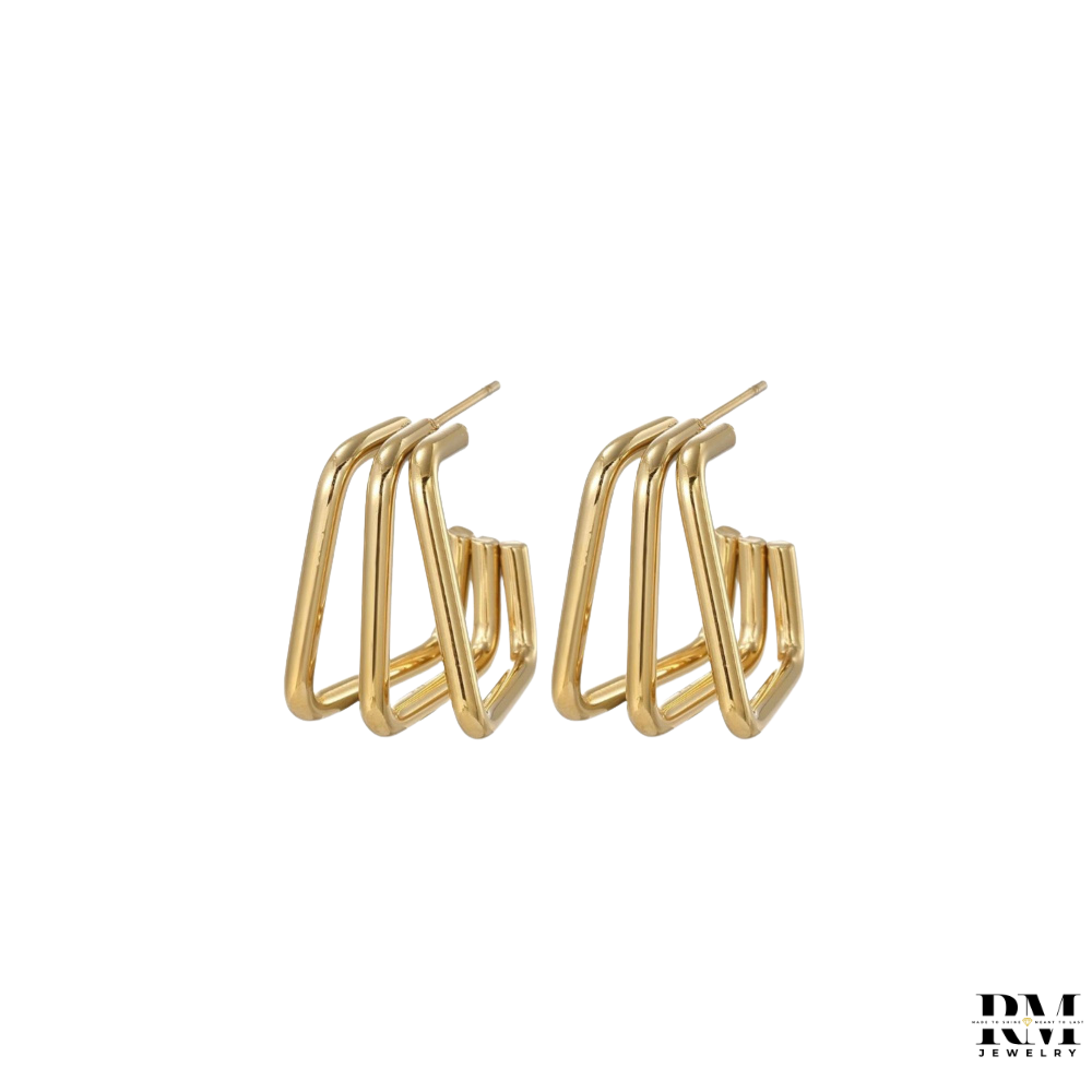 Brinco Argola Tripla