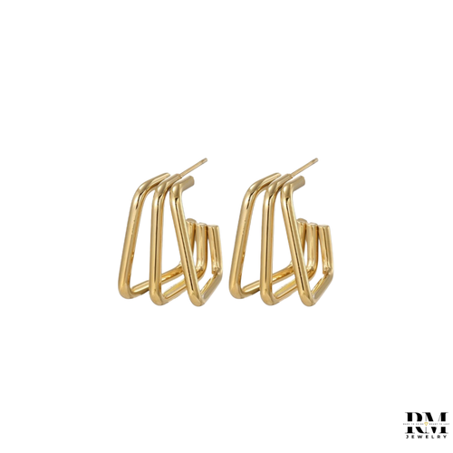 Brinco Argola Tripla