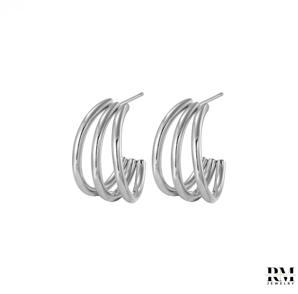 Brinco com Três Argolas