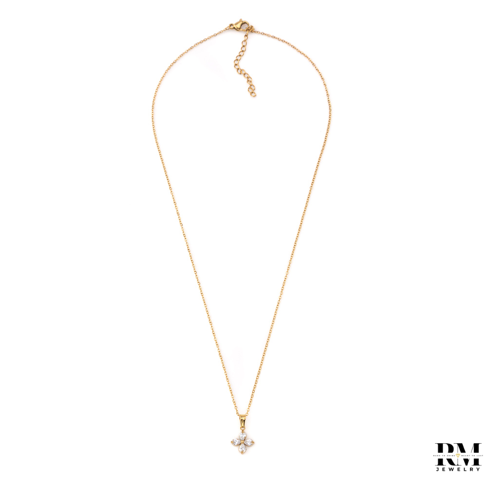 Colar com Pingente Estrela Brilhante